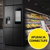 Lodówka HISENSE RQ760N4IFE MD Side by Side No Frost 178.5cm Czarna Kostkarka Wi-Fi ConnectLife My Fresh Choice Ekran TFT Roczne zużycie prądu 351 kWh = 403.65 zł