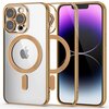 Etui TECH-PROTECT MagShine Magsafe do Apple iPhone 14 Pro Złoty