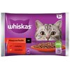 Karma dla kota WHISKAS Klasyczne Posiłki Wołowina z kurczakiem (4 x 85 g)