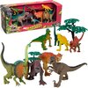 Zestaw figurek BOLEY Dinozaury + akcesoria 75901 (10 szt.) Seria Savage