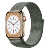 Pasek CRONG Nylon do Apple Watch (42/44/45/49mm) Zielony Materiał Nylon