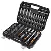 Zestaw kluczy nasadowych NEO TOOLS 10-060 1/2, 1/4 cala (86 elementów) Gwarancja 25 lat