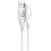 Kabel USB - Micro USB XO NB238 2.4A 1 m Biały