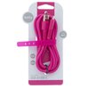 Kabel USB - USB-C XO KSC-C-1.526 2.1A 1.5 m Różowy Typ USB - USB-C