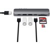 Hub SATECHI ST-CMBPM USB Typu C, Pasywny Szary Interfejs USB Typu C