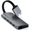 Hub SATECHI ST-TCDMMAM USB Typu C, Pasywny Szary