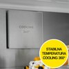 Lodówka ELECTROLUX LNT7ME36G2 Nofrost 201cm Biała szkło Położenie zamrażarki Na dole