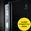 Lodówka ELECTROLUX LNT7ME36K2 No frost 201cm Czarna szkło Funkcje Zmiana kierunku otwierania drzwi, Szybkie zamrażanie