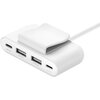 Hub BELKIN BUZ001BT2MWHB7 USB Typu C, Pasywny Liczba portów wyjściowych [szt.] 4