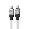 Kabel USB Typ-C - USB Typ-C BASEUS CoolPlay 100W 1 m Biały Obsługiwane zasilanie [W] do 100