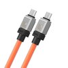 Kabel Typ-C - USB Typ-C BASEUS CoolPlay 100W 1 m Pomarańczowy Rodzaj Kabel