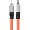 Kabel USB-C - USB-C BASEUS CoolPlay 100W 2 m Pomarańczowy Gwarancja 12 miesięcy