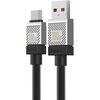 Kabel USB - USB-C BASEUS CoolPlay 100W 1 m Czarny Gwarancja 12 miesięcy