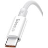 Kabel USB - USB-C BASEUS Superior 100W 1 m Biały Typ USB-A - USB Typ-C