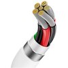 Kabel USB - USB-C BASEUS Superior 100W 0.25 m Biały Długość [m] 0.25