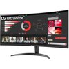 Monitor LG UltraWide 34WR50QC-B 34" 3440x1440px 100Hz Curved Częstotliwość odświeżania obrazu [Hz] 100