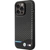 Etui BMW Leather Carbon do Apple iPhone 13/13 Pro Czarny Seria telefonu iPhone