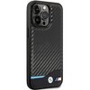 Etui BMW Leather Carbon do Apple iPhone 13/13 Pro Czarny Model telefonu iPhone 13 Pro