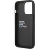 Etui BMW Leather Carbon do Apple iPhone 13/13 Pro Czarny Dominujący kolor Czarny