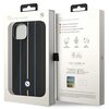 Etui BMW Leather Stamp Blue Line do Apple iPhone 14 Czarny Marka telefonu Apple