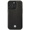 Etui BMW Leather Diamond do Apple iPhone 14 Pro Czarny Model telefonu iPhone 14 Pro