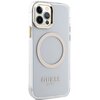 Etui GUESS Metal Outline MagSafe do Apple iPhone 12/12 Pro Przezroczysto-złoty Model telefonu iPhone 12 Pro