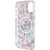 Etui GUESS Flower MagSafe do Apple iPhone 11/Xr Różowy Dominujący kolor Różowy