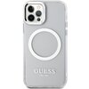 Etui GUESS Metal Outline do Apple iPhone 12/12 Pro Srebrny Model telefonu iPhone 12