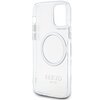 Etui GUESS Metal Outline do Apple iPhone 12/12 Pro Srebrny Dominujący kolor Srebrny