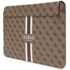 Etui na laptopa GUESS 4G Printed Stripes 14 cali Brązowy Funkcje dodatkowe Chroni przed brudem