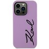 Etui KARL LAGERFELD Silicone Signature do Apple iPhone 11/Xr Purpurowy Model telefonu iPhone 11