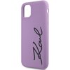 Etui KARL LAGERFELD Silicone Signature do Apple iPhone 11/Xr Purpurowy Kompatybilność Apple iPhone 11 Xr
