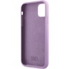 Etui KARL LAGERFELD Silicone Signature do Apple iPhone 11/Xr Purpurowy Dominujący kolor Purpurowy