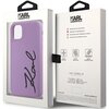 Etui KARL LAGERFELD Silicone Signature do Apple iPhone 11/Xr Purpurowy Marka telefonu Apple