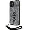 Etui KARL LAGERFELD Sequins Cord do Apple iPhone 11/Xr Srebrny Seria telefonu iPhone