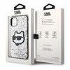 Etui KARL LAGERFELD Glitter Choupette Patch do Apple iPhone 11/Xr Srebrny Marka telefonu Apple