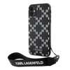 Etui KARL LAGERFELD Monogram Losange do Apple iPhone 11/Xr Czarny Seria telefonu iPhone