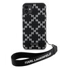 Etui KARL LAGERFELD Monogram Losange do Apple iPhone 11/Xr Czarny Model telefonu iPhone 11