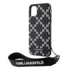 Etui KARL LAGERFELD Monogram Losange do Apple iPhone 11/Xr Czarny Kompatybilność Apple iPhone 11
