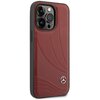 Etui MERCEDES Leather Wave Pattern do Apple iPhone 14 Pro Czerwony Kompatybilność Apple iPhone 14 Pro