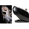Fotel masujący iREST Brillactiq Grafitowo-czarny Zakres mechanicznego masażu Plecy