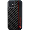 Etui AUDI Carbon Fiber Stripe iPhone 11/Xr Czarny