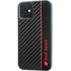 Etui AUDI Carbon Fiber Stripe iPhone 11/Xr Czarny Seria telefonu iPhone