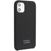 Etui AUDI Silicone do Apple Case iPhone 12/12 Pro Czarny Seria telefonu iPhone