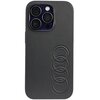 Etui Audi Synthetic Leather do Apple iPhone 14 Pro Czarny