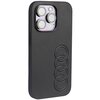 Etui Audi Synthetic Leather do Apple iPhone 14 Pro Czarny Seria telefonu iPhone