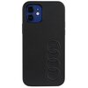 Etui AUDI Synthetic Leather do Apple iPhone 12/12 Pro Czarny