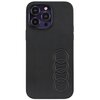 Etui Audi Synthetic Leather do Apple iPhone 14 Pro Max Czarny