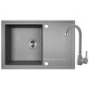 Zlewozmywak KUCHINOX Hunter SBUA511T Szary + bateria