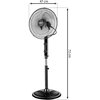 Wentylator NEO 90-004 Głębokość [cm] 18